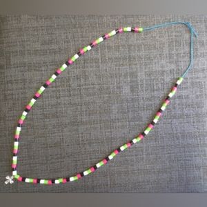 Springtime Classic Floral Cross Handmade Necklace